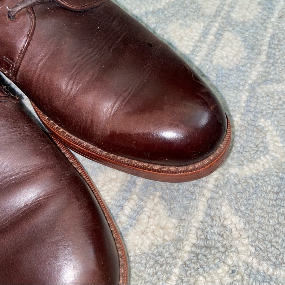 Men’s Coach Andrew Brown Leather Derby Dress Shoe - Picture 10 of 10